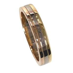 CARTIER Authentic 18k Gold Trinity Ring
